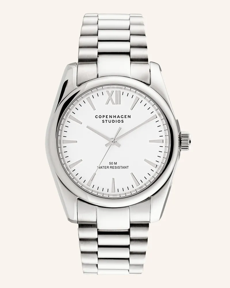 Copenhagen Armbanduhr  Aus  Edelstahl silber Silber