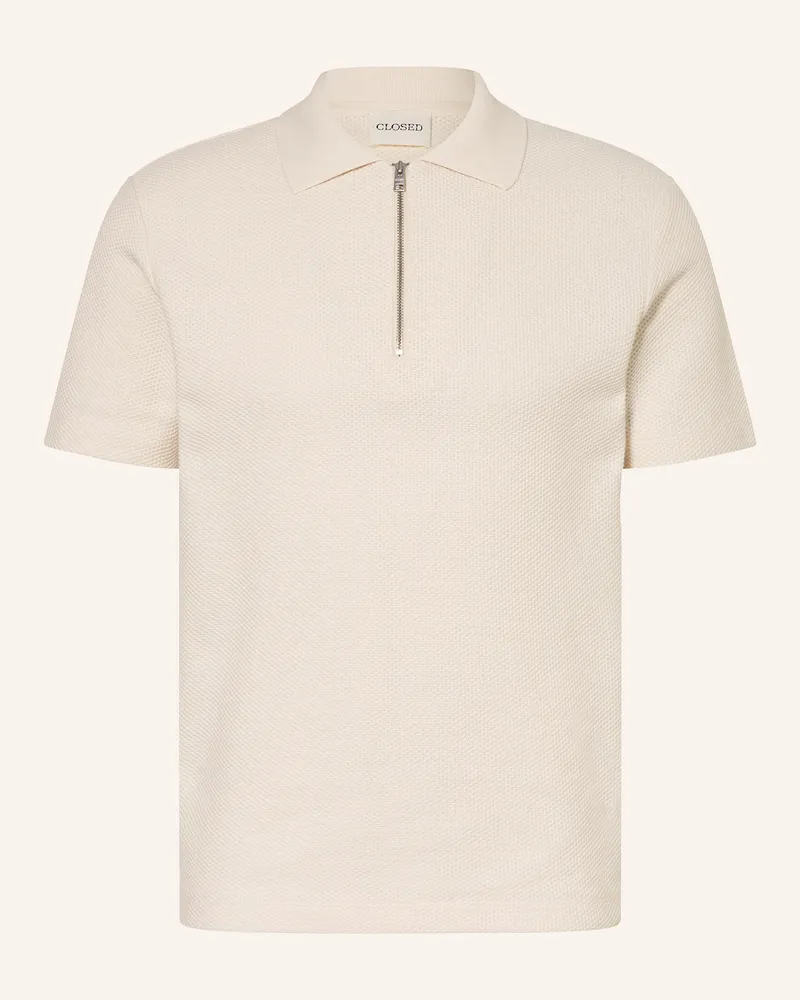 Closed Strick-Poloshirt Ecru