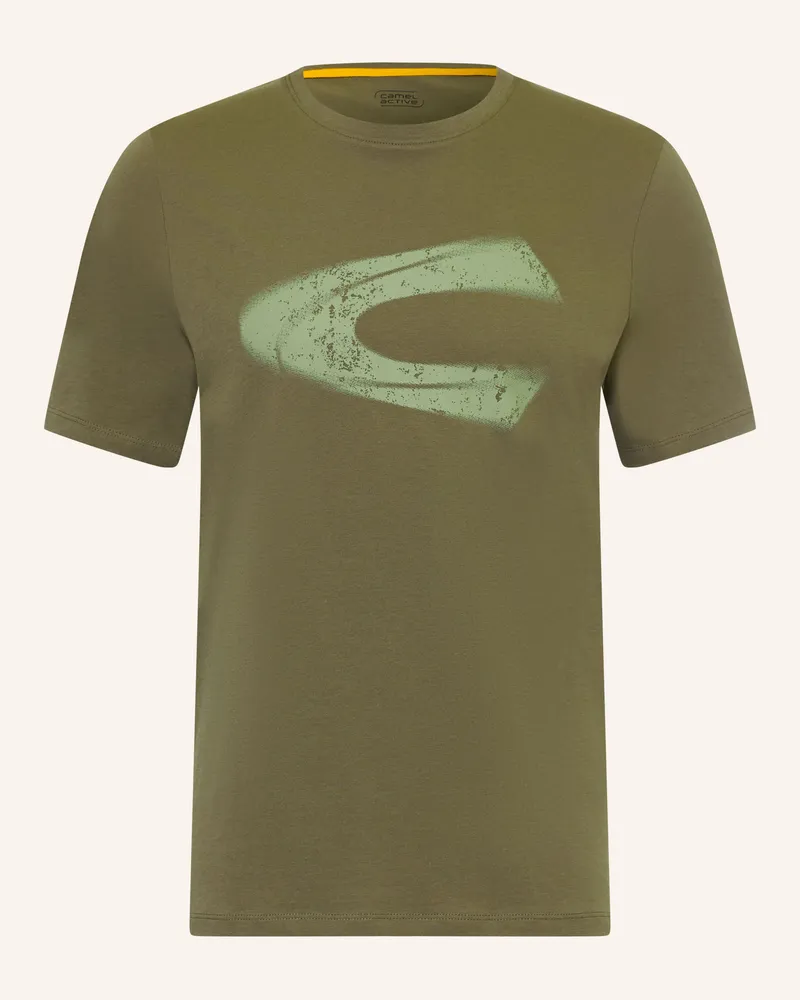Camel Active T-Shirt gruen Khaki