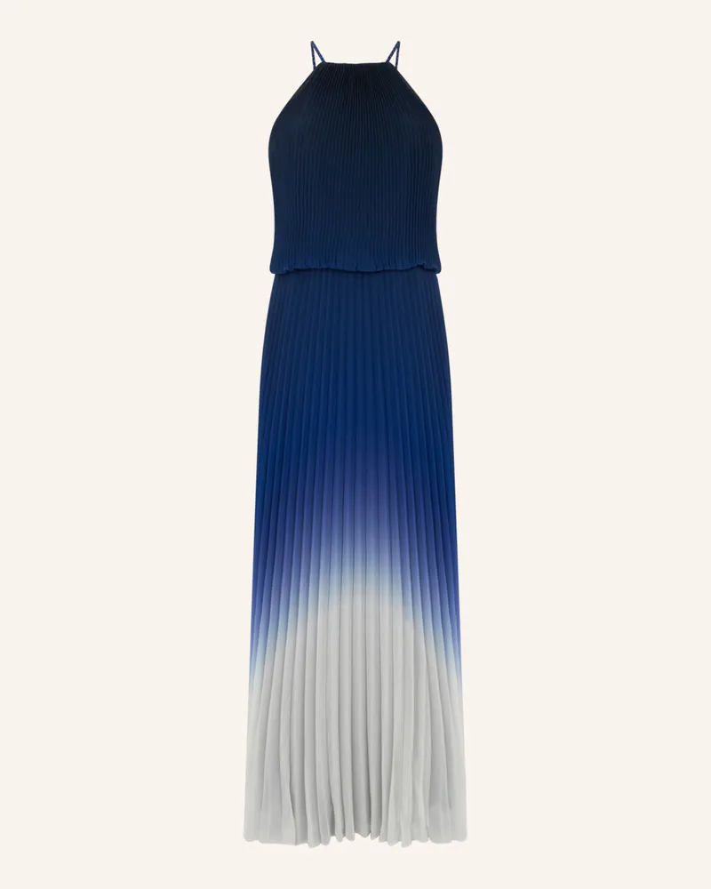 Apart Langes Chiffonkleid blau Dunkelblau