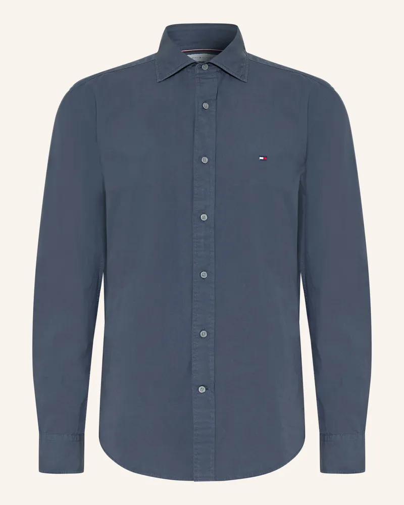 Tommy Hilfiger Hemd Regular Fit blau Dunkelblau