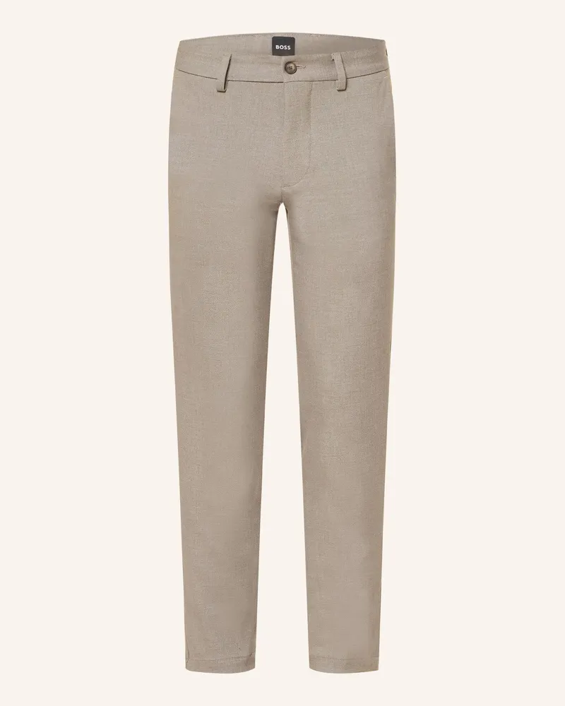 HUGO BOSS Chino P-KAITON Slim Fit Hellbraun