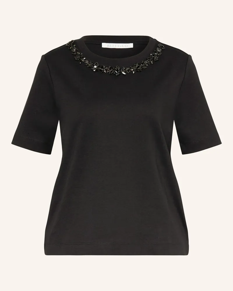 Betty Barclay T-Shirt mit Schmucksteinen Schwarz