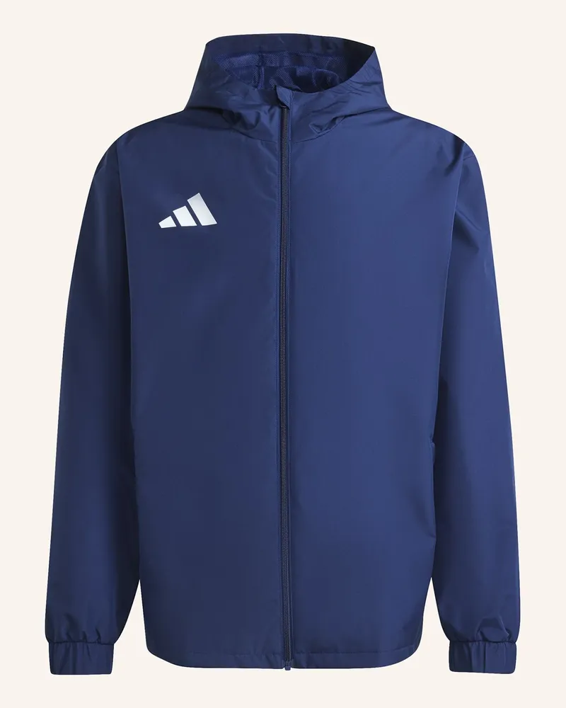 adidas entrada26 Allwetterjacke blau Weiss