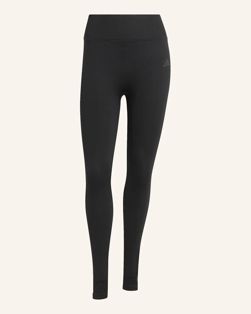 adidas Workout Essentials Knit Scrunch 7/8 Leggings schwarz Schwarz