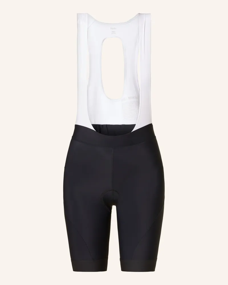 Rapha Radhose CORE mit Trägern und gepolstertem Einsatz Schwarz