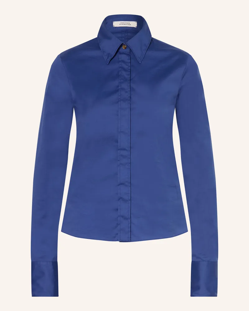 Dorothee Schumacher Hemdbluse Poplin Love blau Dunkelblau