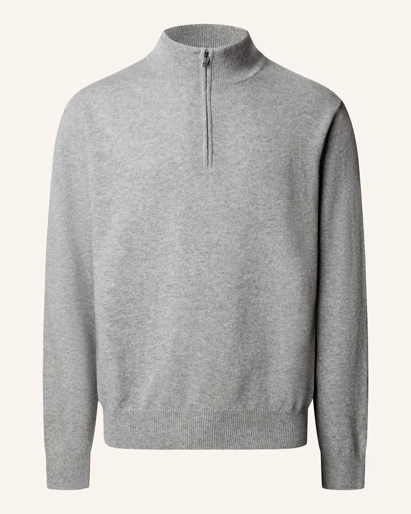 Hackett Pullover Merino Cash Mix Hzip beige Beige