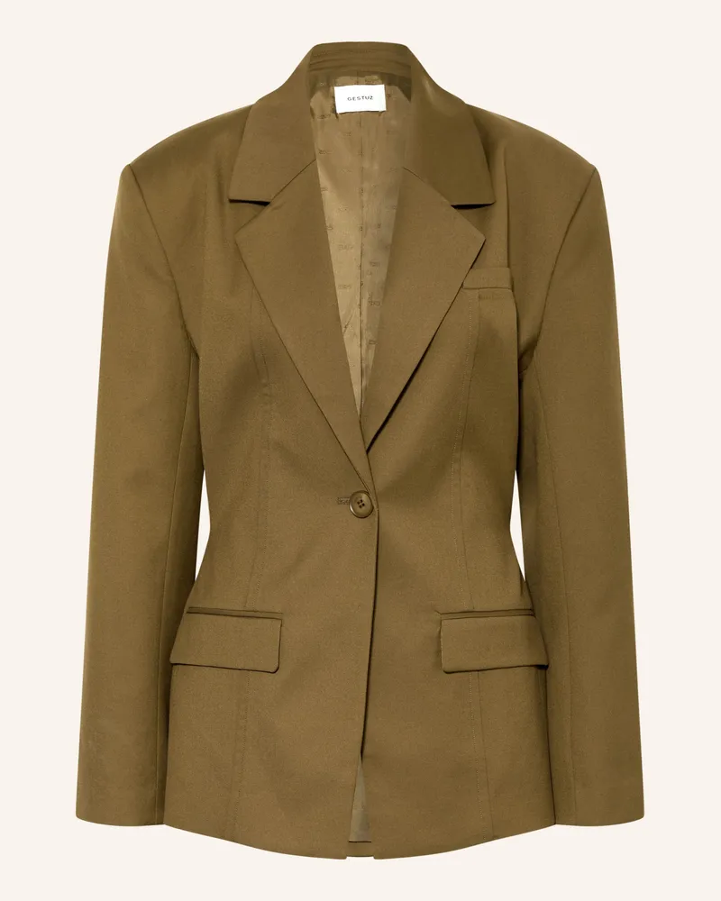 Gestuz Oversized-Blazer Gzolivia gruen Khaki
