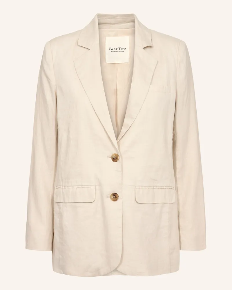 Part Two Leinenblazer Ecru