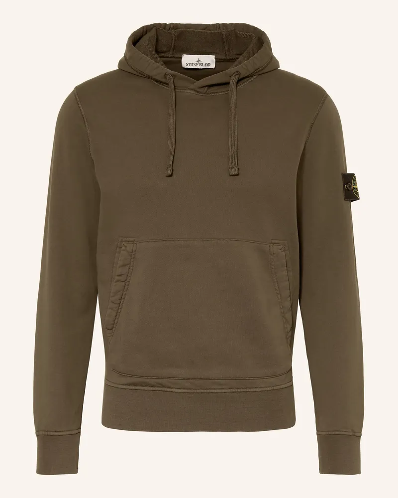 Stone Island Hoodie gruen Khaki