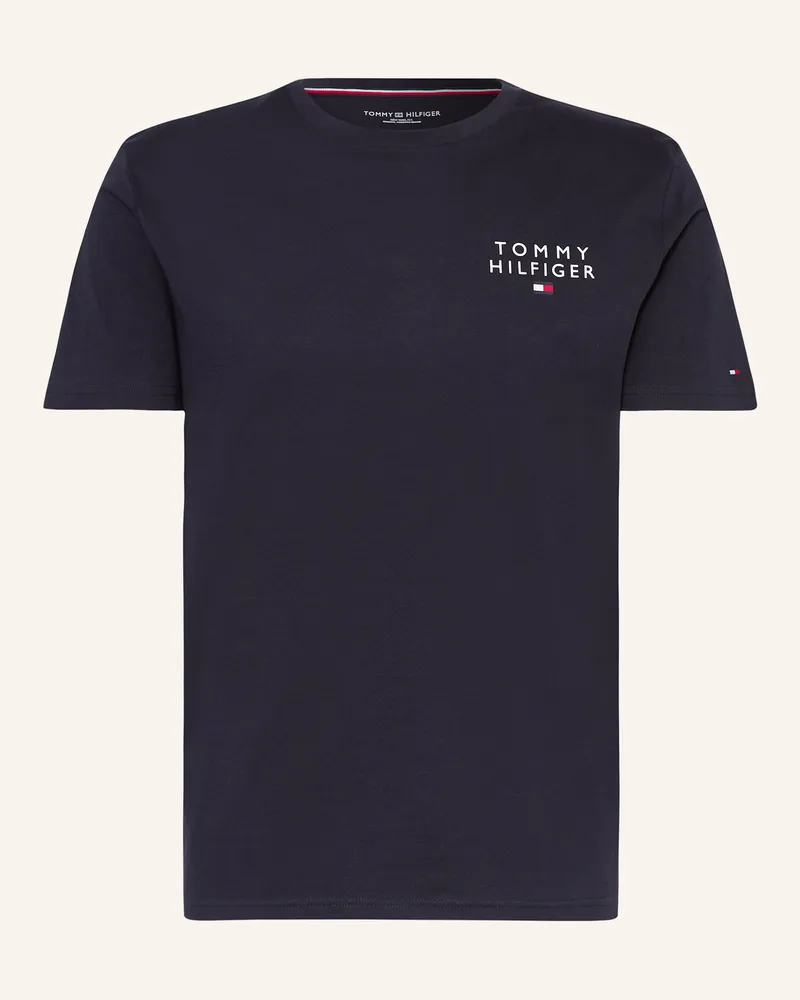 Tommy Hilfiger Schlafshirt blau Dunkelblau