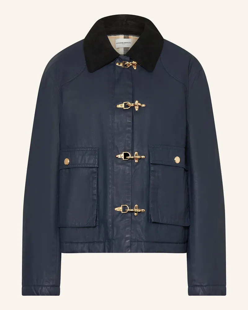 Claudie Pierlot Kastenjacke Dunkelblau
