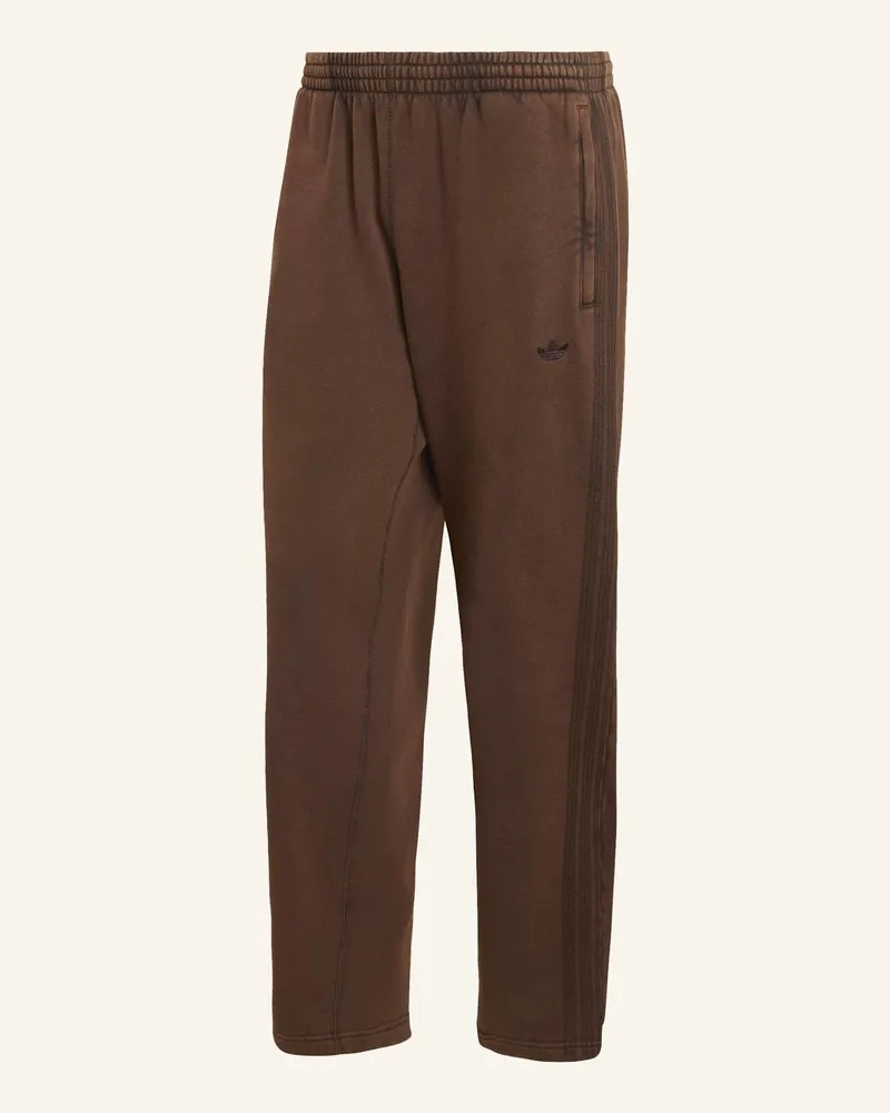 adidas PREMIUM ESSENTIALS RETRO WASHED OPEN HEM HOSE Braun