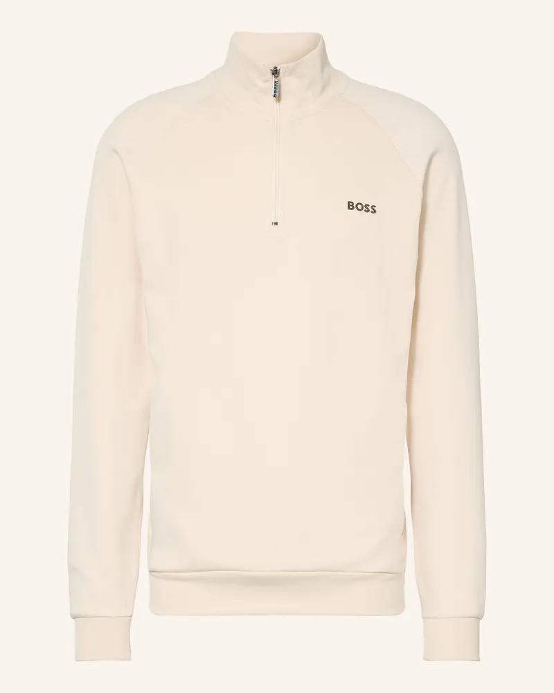 HUGO BOSS Lounge-Sweatshirt Sense beige Creme
