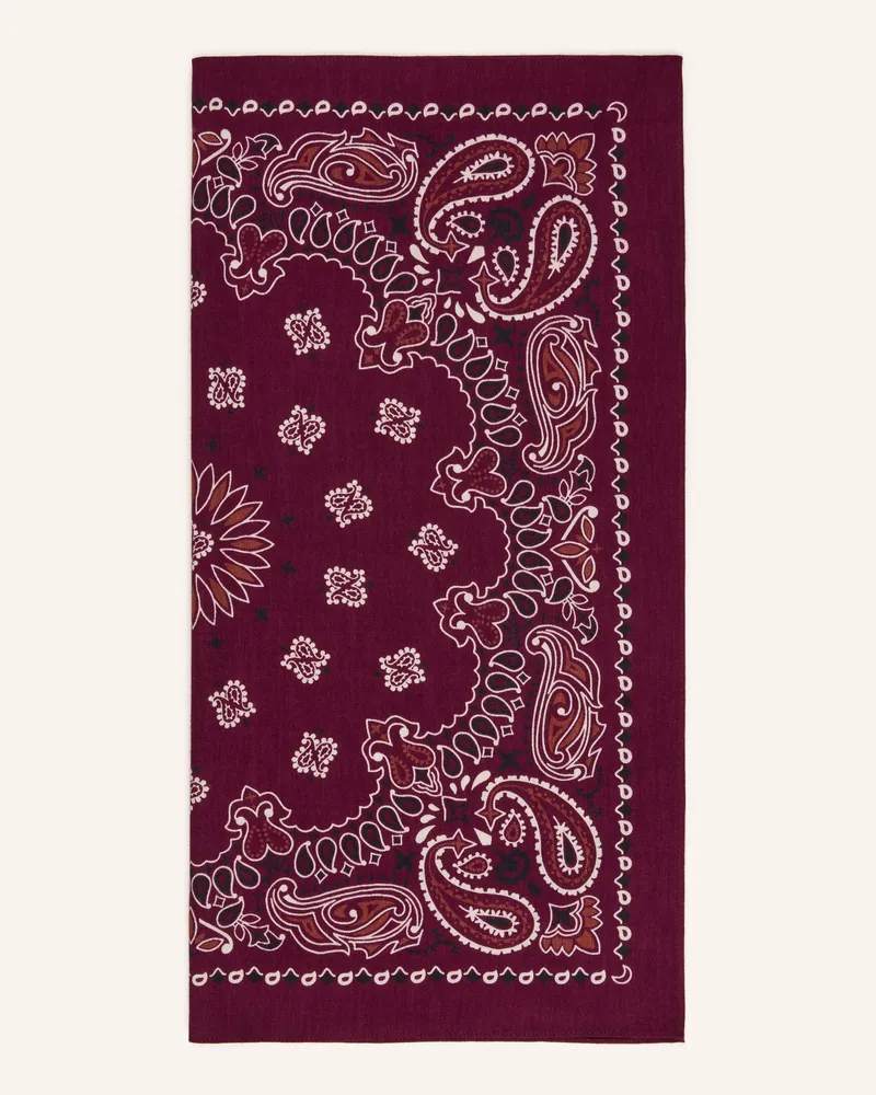 Darling Harbour Tuch Mit Seide rot Bordeaux