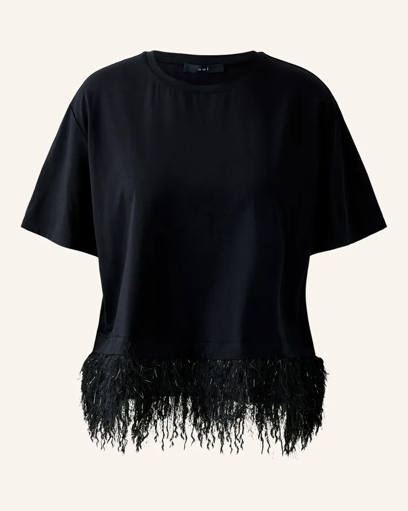 Oui  T-Shirt Schwarz