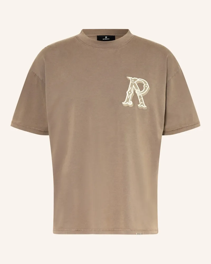 REPRESENT T-Shirt braun Camel