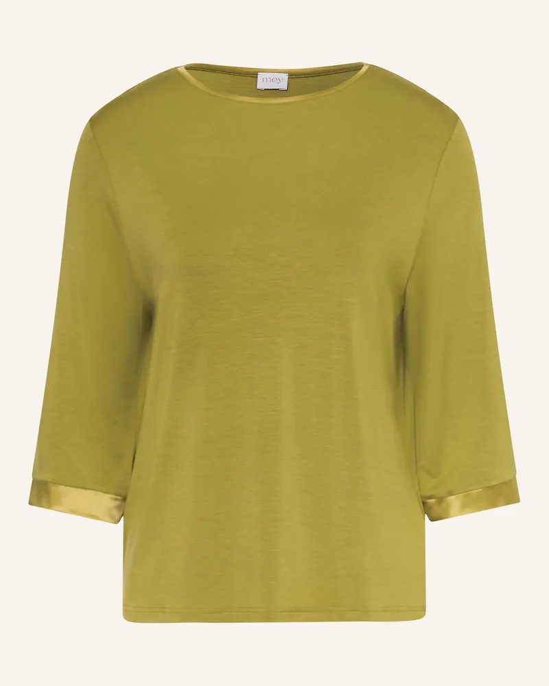Mey Schlafshirt Mit 3/4-Arm gold Oliv