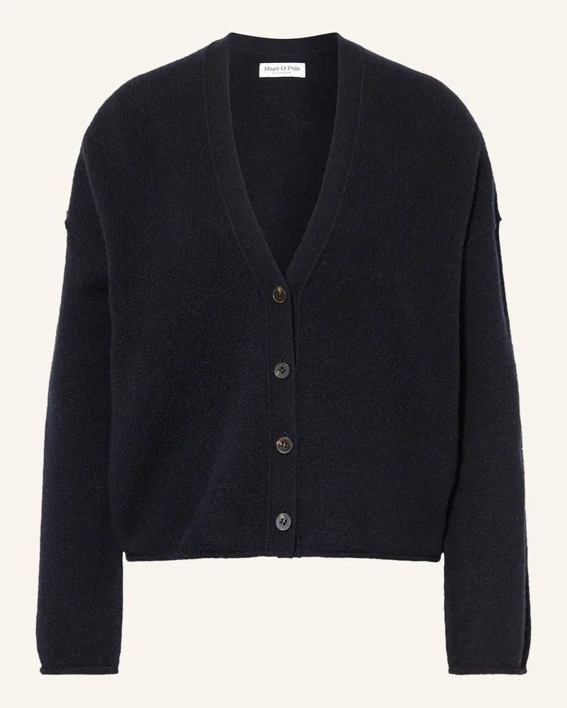 Marc O'Polo Strickjacke blau Dunkelblau