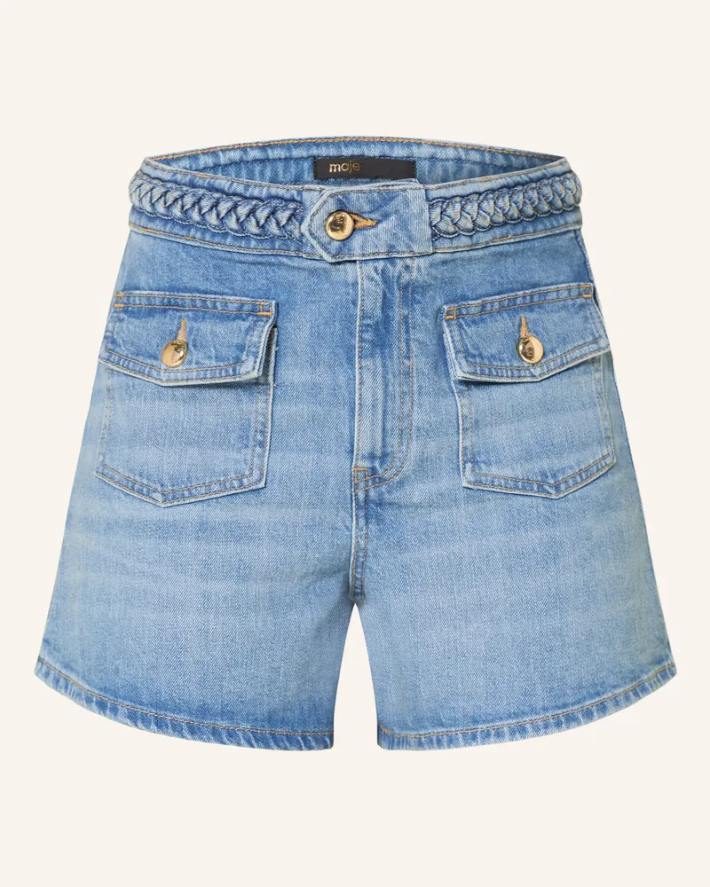 Maje Jeansshorts Hellblau