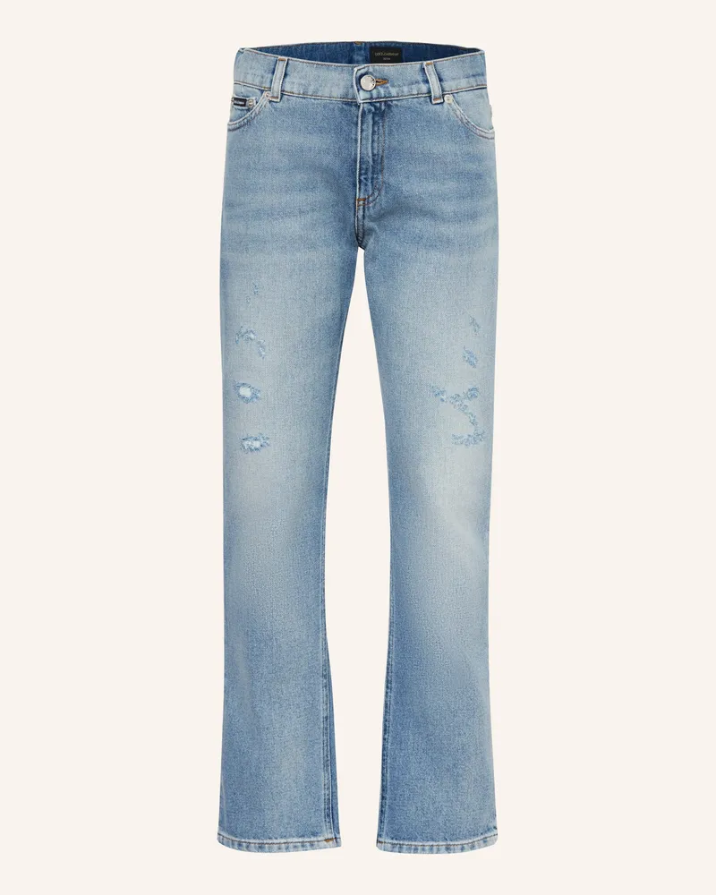 Dolce & Gabbana Destroyed Jeans FRANK Straight Fit S9000