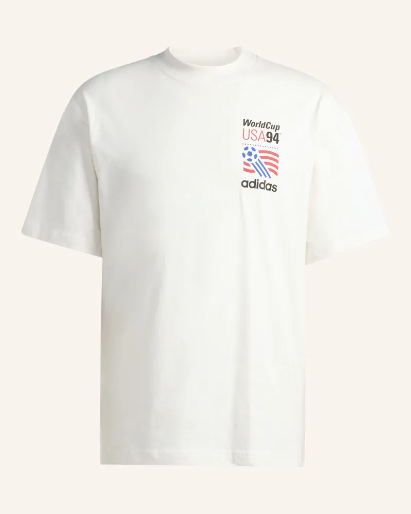 adidas Grafik T-Shirt weiss Weiss