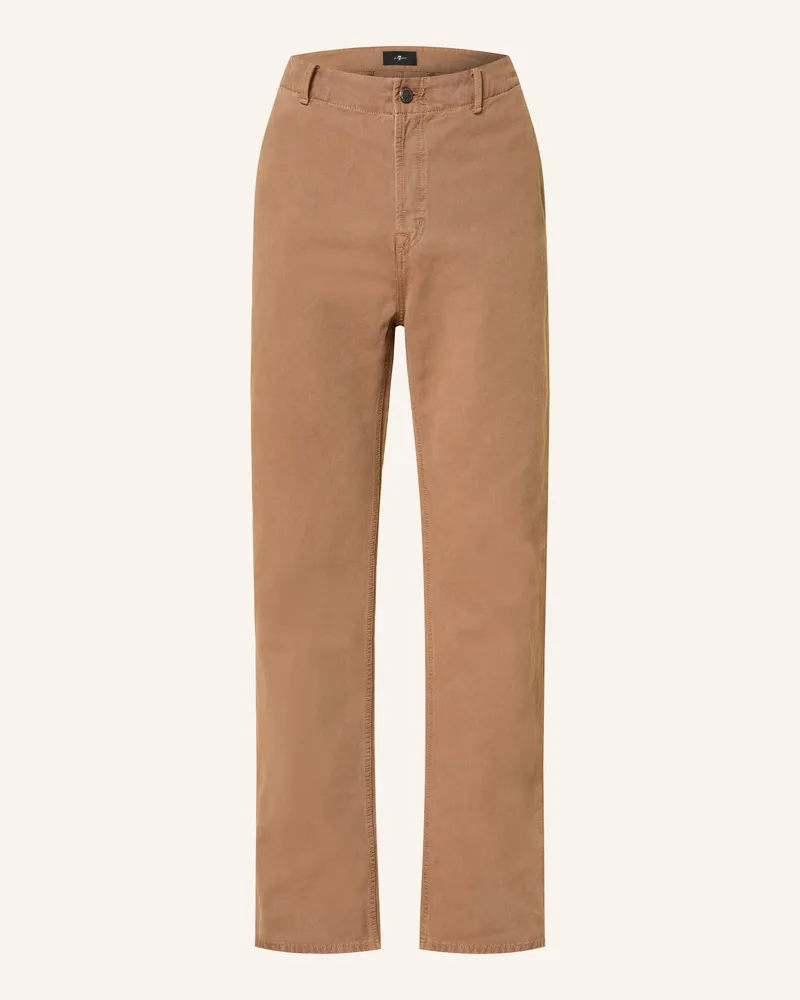 7 for all mankind Cargohose CARPENTER Regular Fit Beige