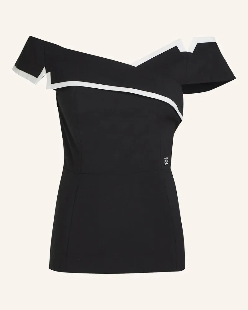 Karl Lagerfeld Top schwarz Schwarz