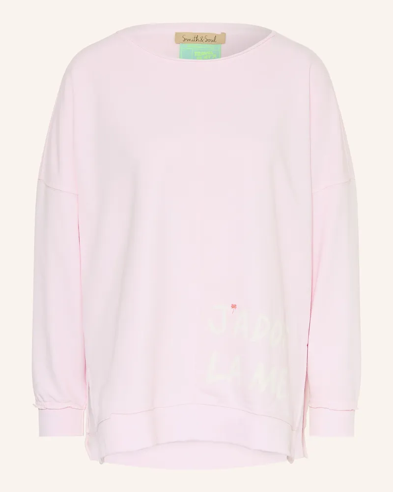Smith & Soul Oversized-Sweatshirt rosa Hellrosa