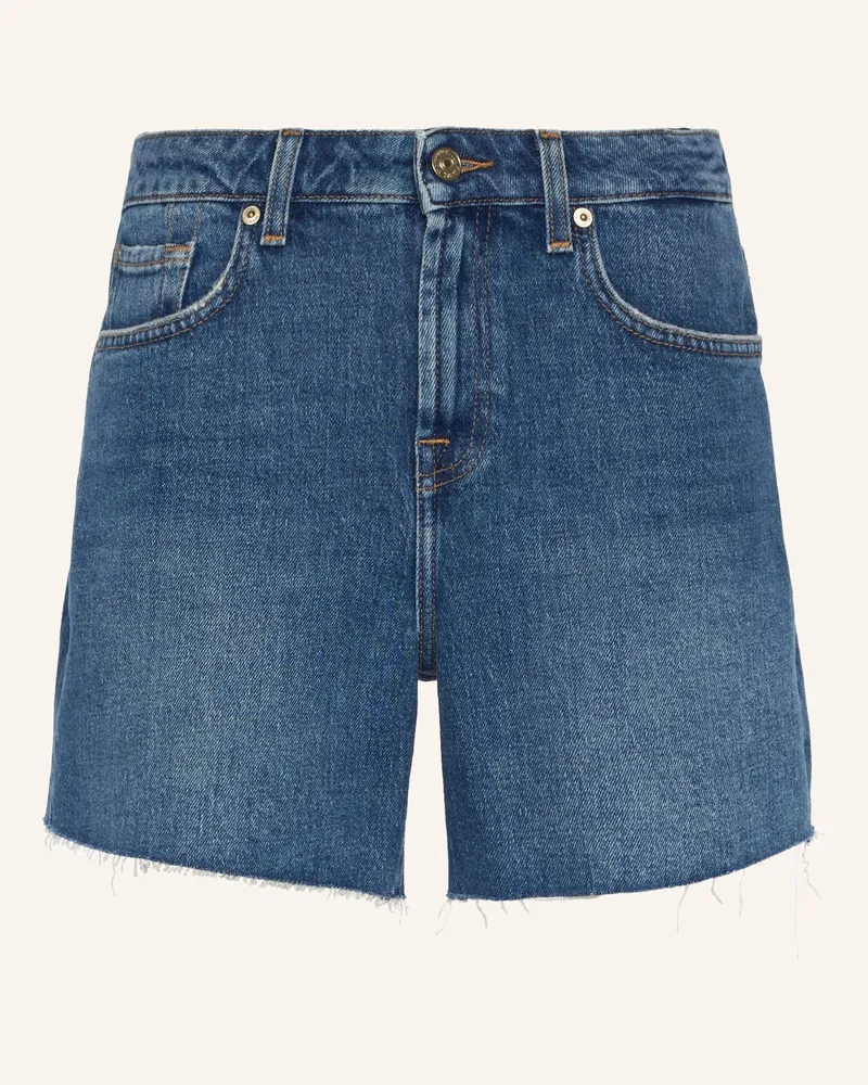 7 for all mankind Monroe Long Shorts blau Blau