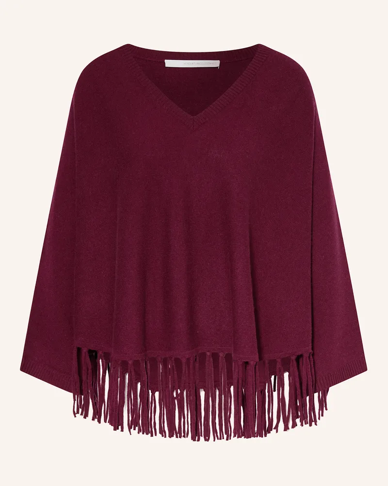Herzen's Angelegenheit Poncho Dunkelrot