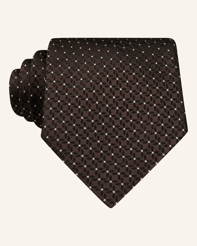 Ermenegildo Zegna Krawatte Dunkelbraun