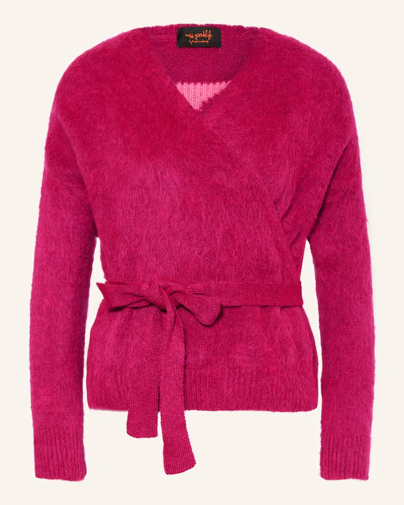 Miss Goodlife Pullover Mit Alpaka pink Fuchsia