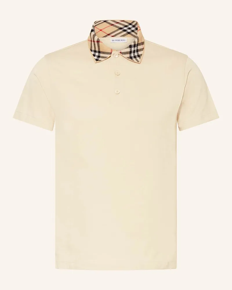 Burberry Piqué-Poloshirt Weiss