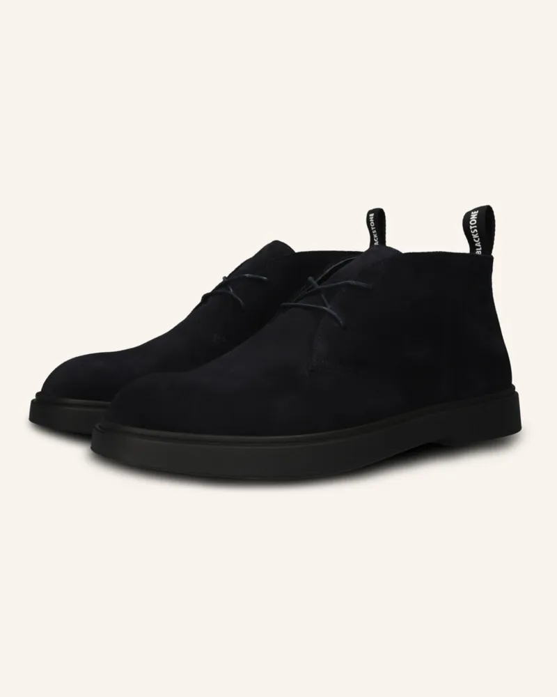 Blackstone Desert Boots blau Dunkelblau