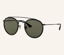 Sonnenbrille rb3647n Round schwarz