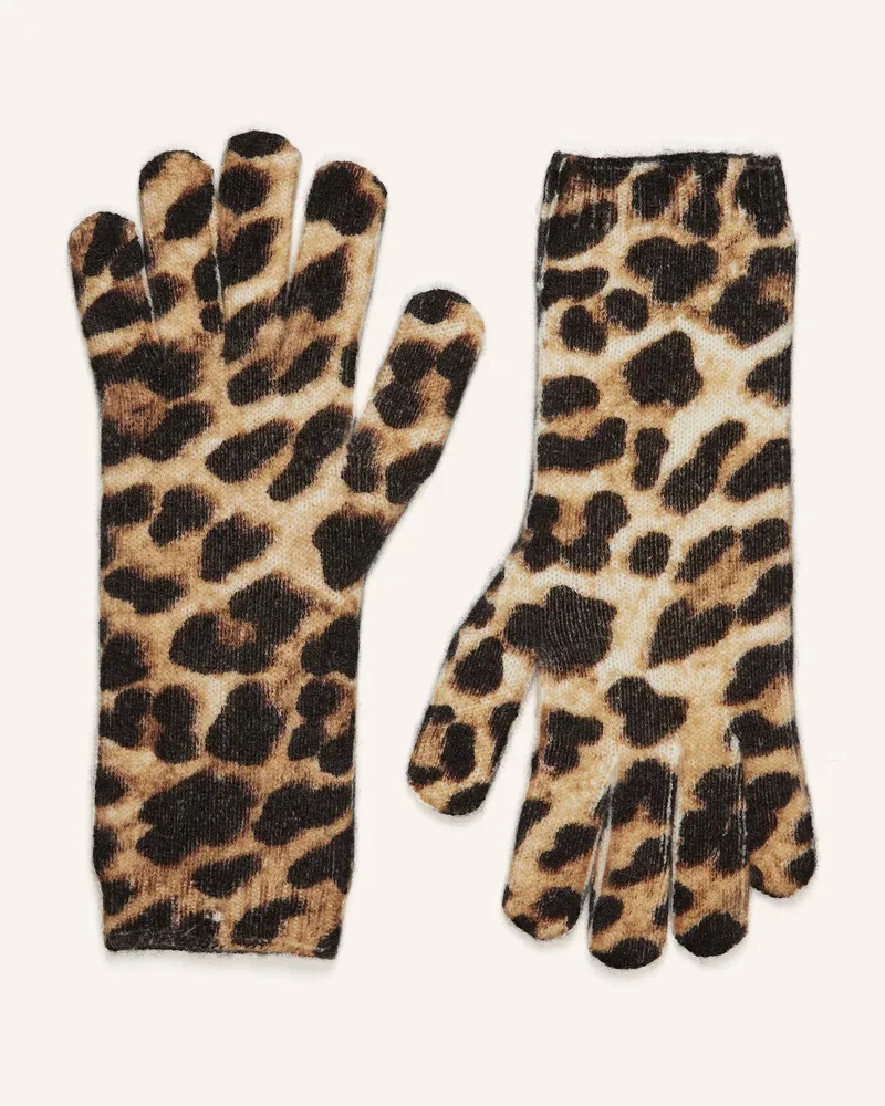 Darling Harbour Handschuhe mit Cashmere Schwarz