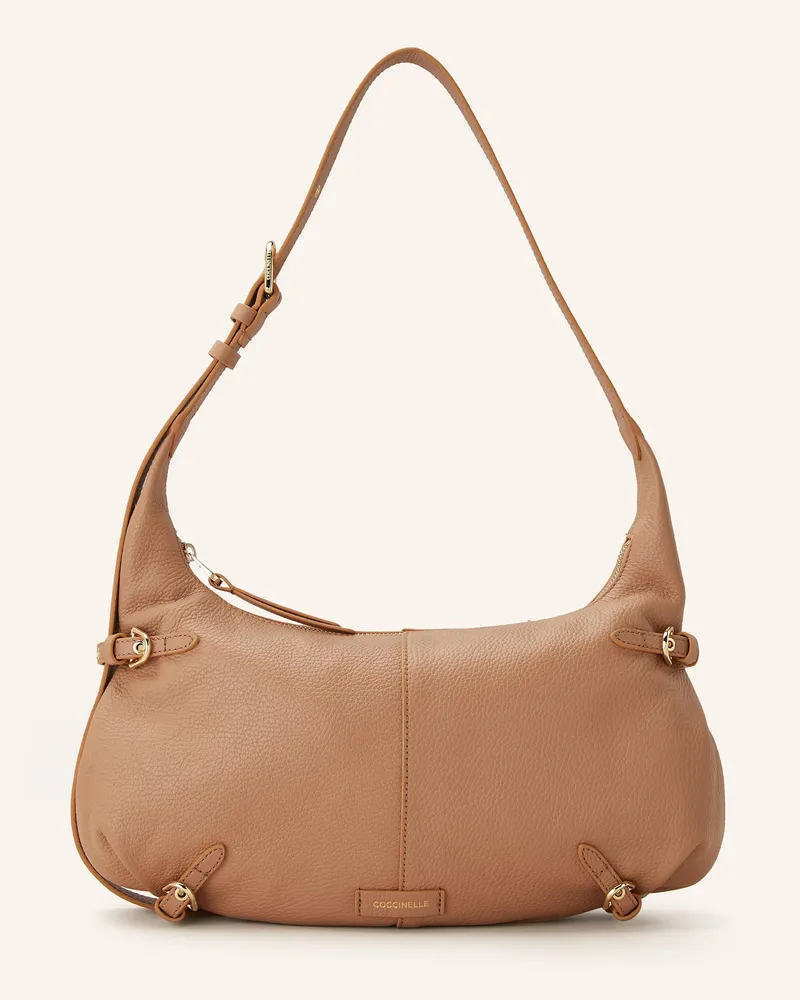 Coccinelle Schultertasche Nude