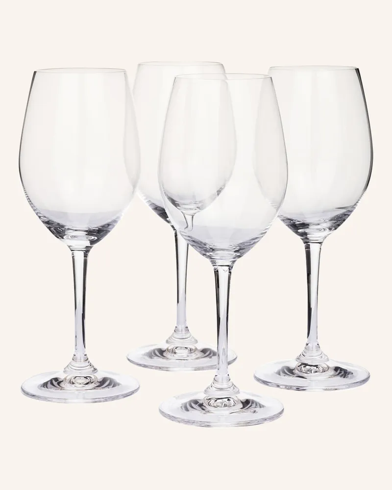Riedel 4er-Set Weingläser Vivant White Wine transparent Transparent