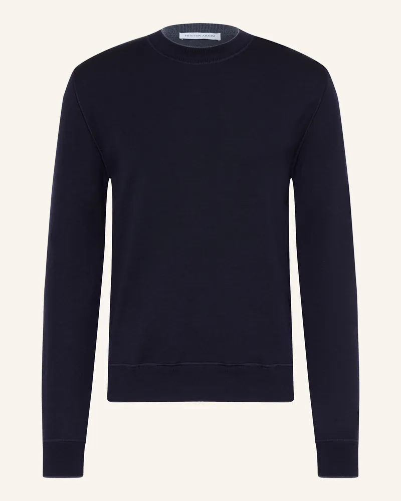 Iris von Arnim Pullover Dawson Aus Merinowolle Zum Wenden blau Dunkelblau