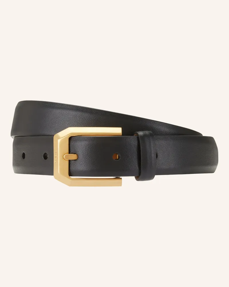 TOD'S Ledergürtel Schwarz