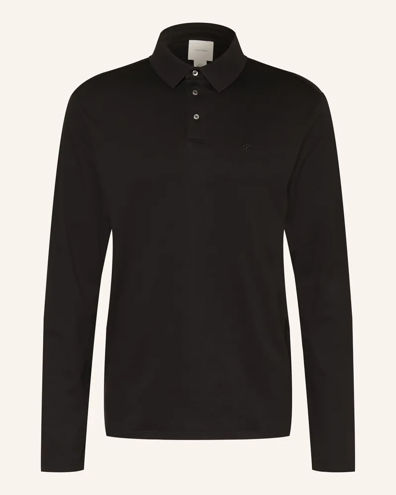 Calvin Klein Jersey-Poloshirt schwarz Schwarz