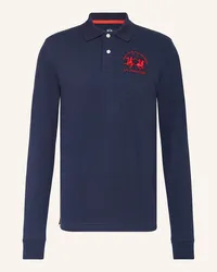 La Martina Piqué-Poloshirt Regular Fit Blau