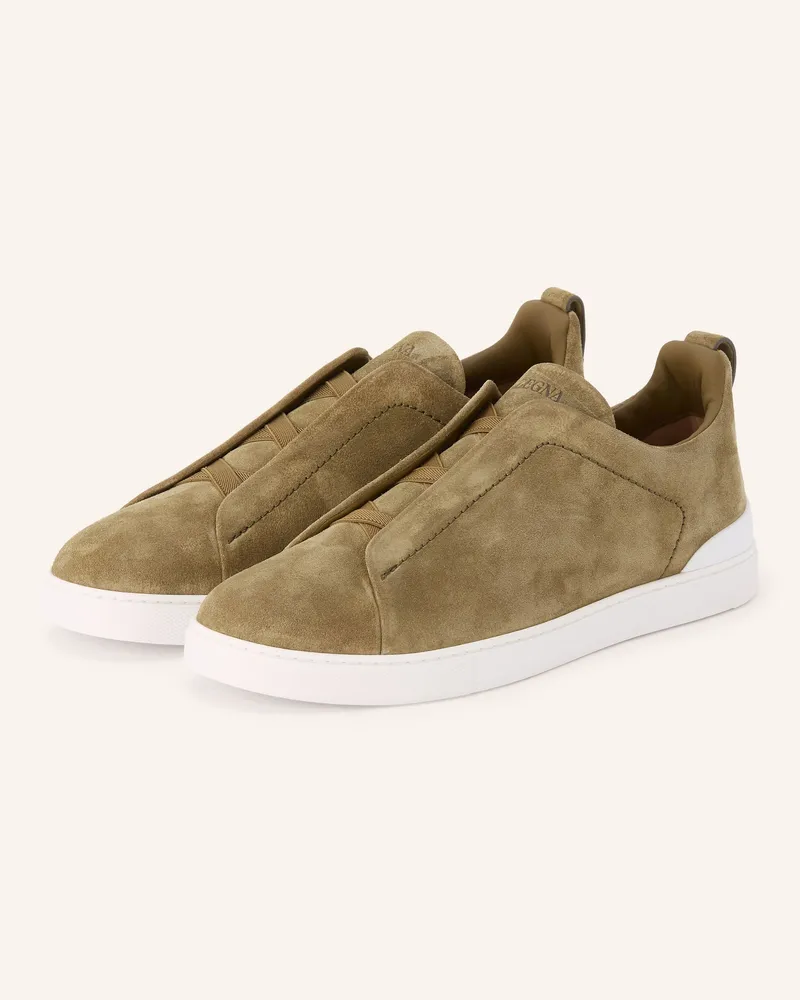 Ermenegildo Zegna Sneaker Oliv