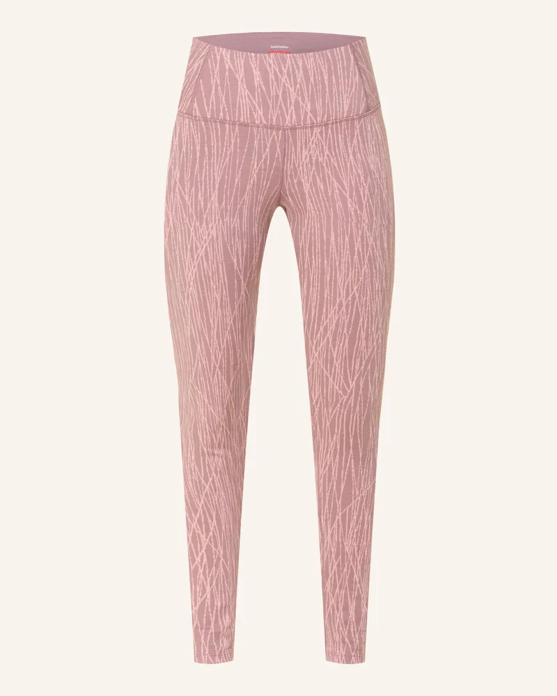 Icebreaker Funktionswäsche-Hose Merino 260 Vertex Aus Merinowolle rosa Altrosa