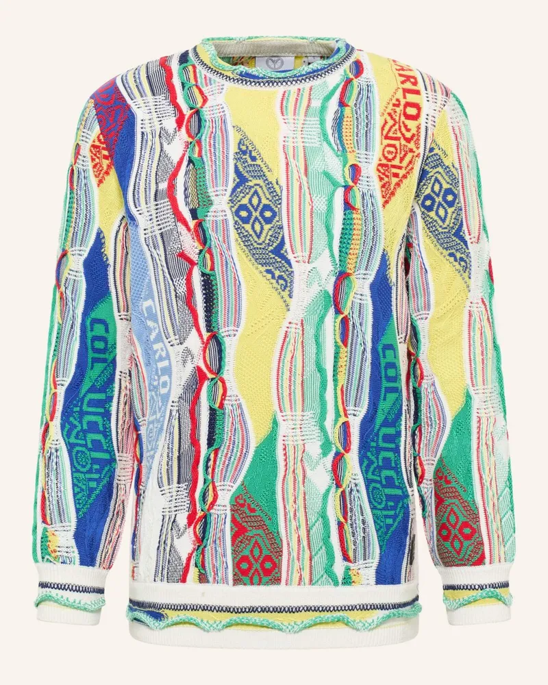Carlo Colucci Strickpullover Ersini weiss Weiss