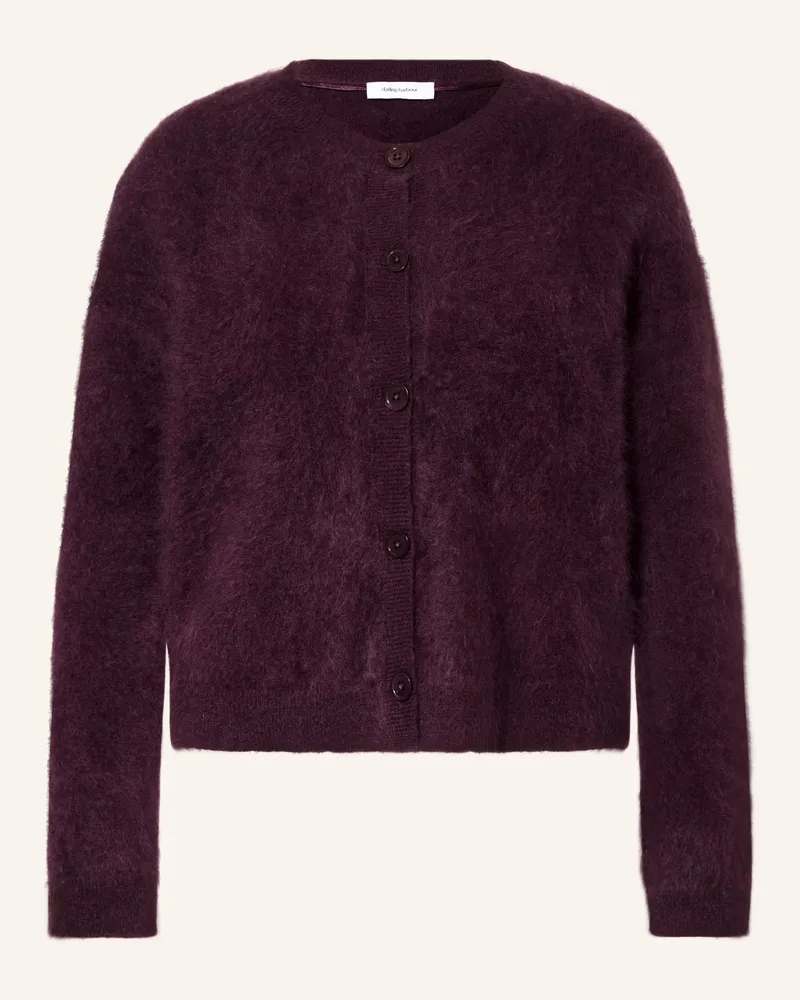 Darling Harbour Strickjacke Aus Cashmere lila Plum