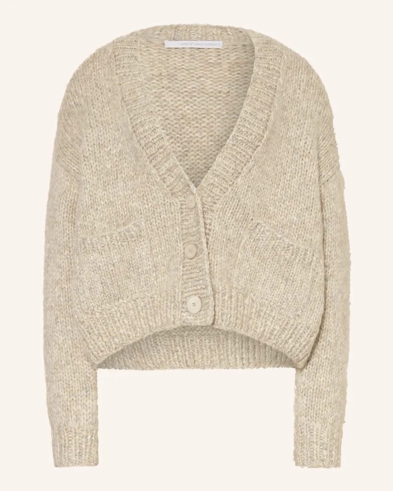 Herzen's Angelegenheit Strickjacke beige Creme