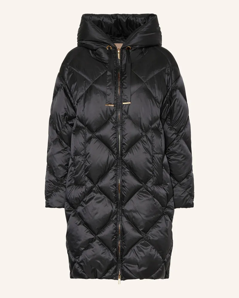 Max Mara Daunenmantel Trefe schwarz Schwarz